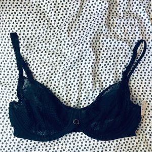Parisian Allure unlined plunge underwire bra